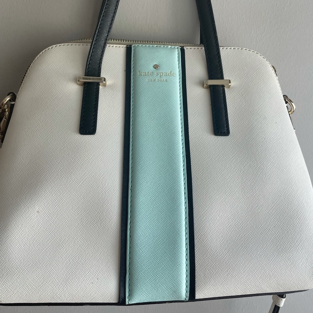 Kate Spade Sadie Dome Satchel in White